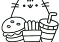 Pusheen Coloring Pages Images