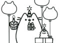 Pusheen Coloring Pages Picture