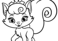 Queen Kitten Coloring Pages For Kids
