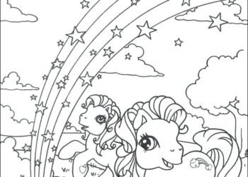 21 Rainbow Coloring Pages For Kindergartens - Visual Arts Ideas