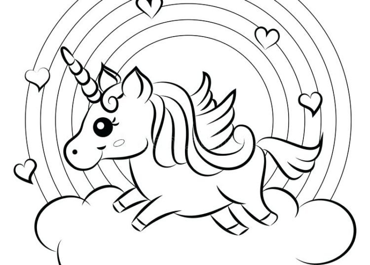 21 Rainbow Coloring Pages For Kindergartens - Visual Arts Ideas