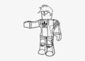 Roblox Coloring Pages Easy