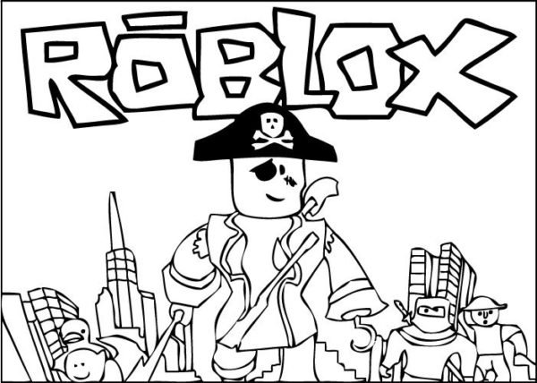 16 ROBLOX Coloring Pages For Children - Visual Arts Ideas