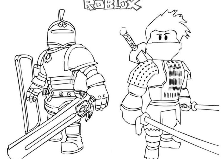 16 ROBLOX Coloring Pages For Children - Visual Arts Ideas