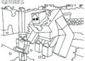 Roblox Coloring Pages Minecraft