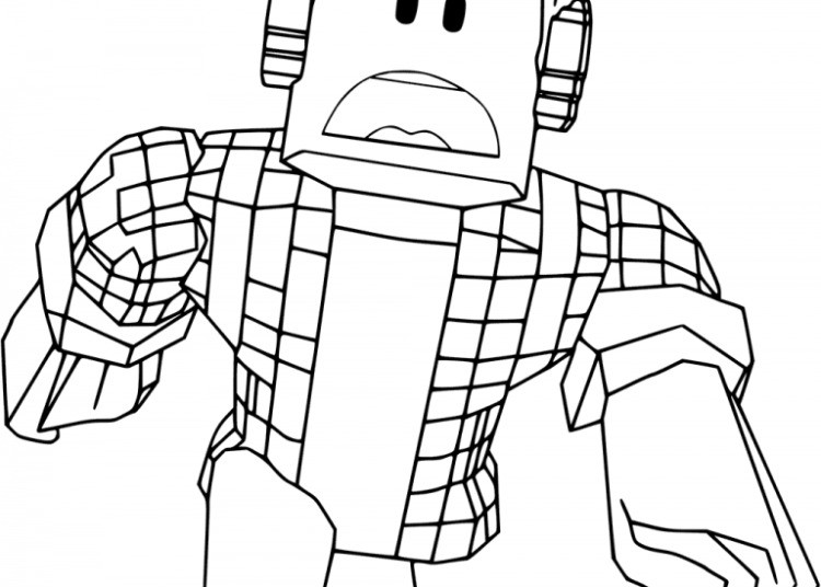 16 ROBLOX Coloring Pages For Children - Visual Arts Ideas