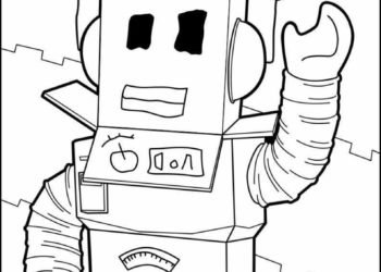 16 ROBLOX Coloring Pages For Children - Visual Arts Ideas