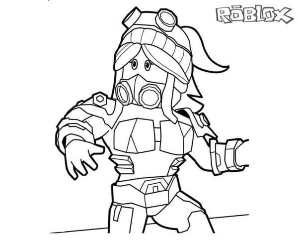 16 ROBLOX Coloring Pages For Children - Visual Arts Ideas