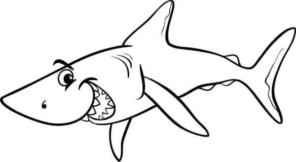 30 Shark Coloring Pages For Kids - Visual Arts Ideas