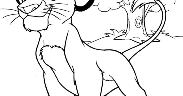 18 Best Simba Lion King Coloring Pages - Visual Arts Ideas