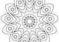 Simple Mandala Coloring Pages Images