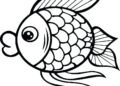 Small Fish Coloring Pages Images