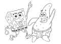 Spongebob Coloring Pages with Patrick
