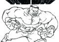 The Incridible Hulk Coloring Pages For Kids