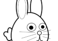 Very Simple Bunny Coloring Pages