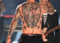 Adam Levine Back Tattoo