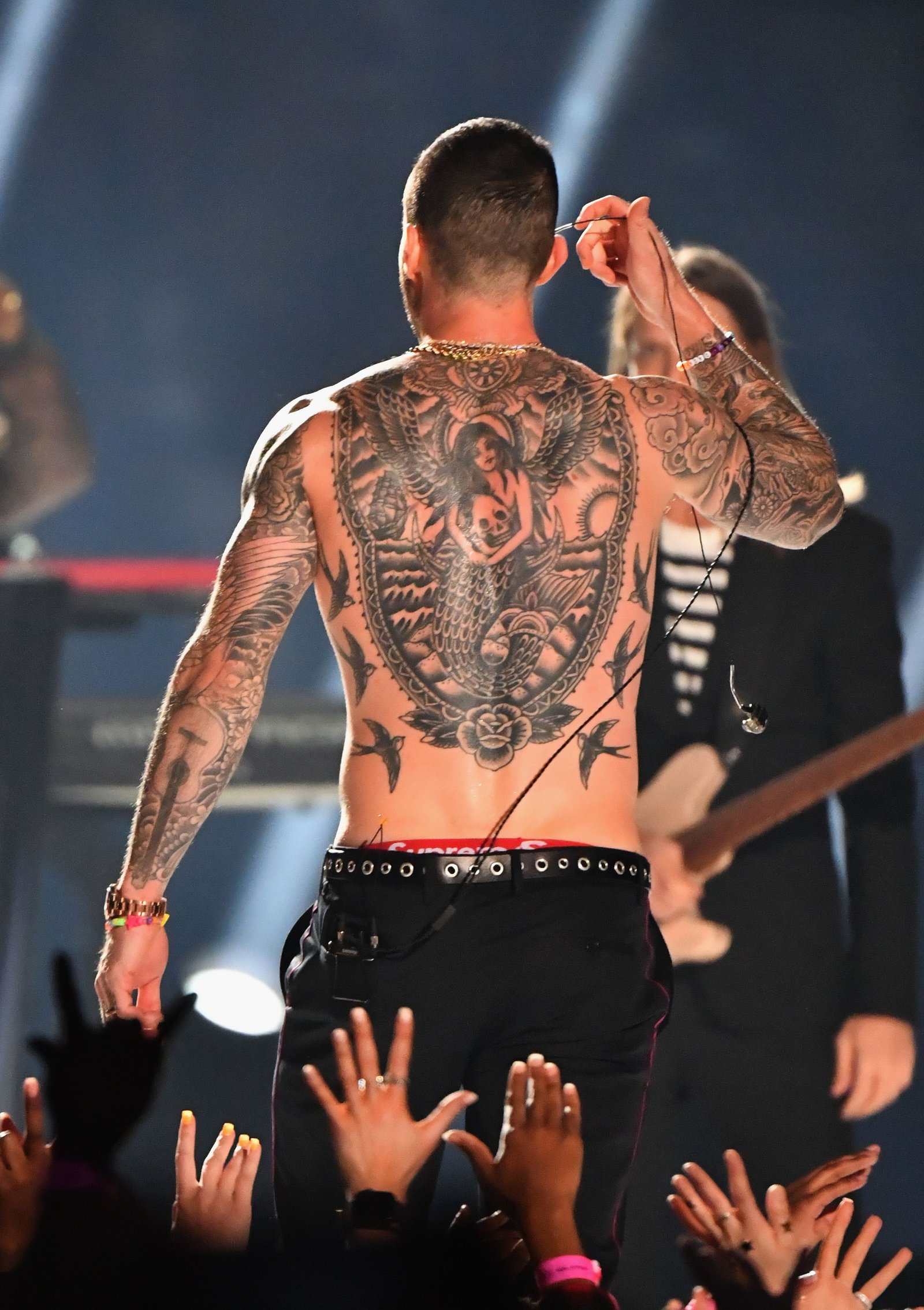 Adam Levine Tattoos The Artwork that Adorns His Full Body Visual