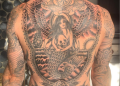 Adam Levine Tattoo on Back