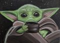 Baby Yoda Painting Images
