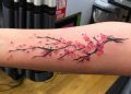 Beautiful Cherry Blossom Tattoo Ideas on Hand