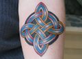 Blue Celtic Knot Tattoo Design