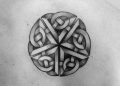 Celtic Knot Tattoo Design on Back