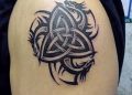 Celtic Knot Tattoo Irish on Upper Hand