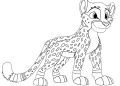 Cheetah Coloring Pages For Kids