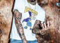 Chris Brown Tattoo on Full Sleeve
