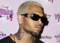 Chris Brown Tattoo on Neck