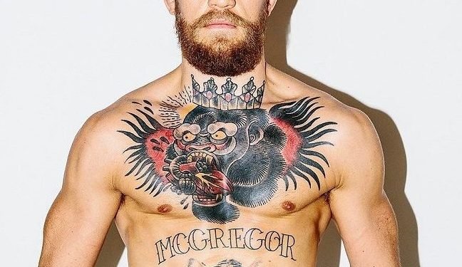 Mcgregor Tattoo First Session Down On My Conor Mcgregor Piece Done My Iva Be It The