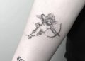 Cupid Tattoo Design on Arm