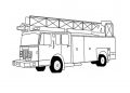 Fire Truck Coloring Page For Children