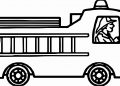 Fire Truck Coloring Page Images For Kids