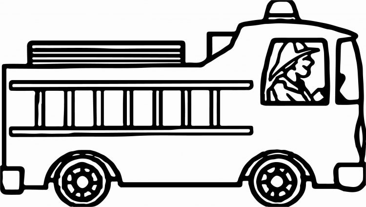 15 Fire Truck Coloring Pages For Kids - Visual Arts Ideas