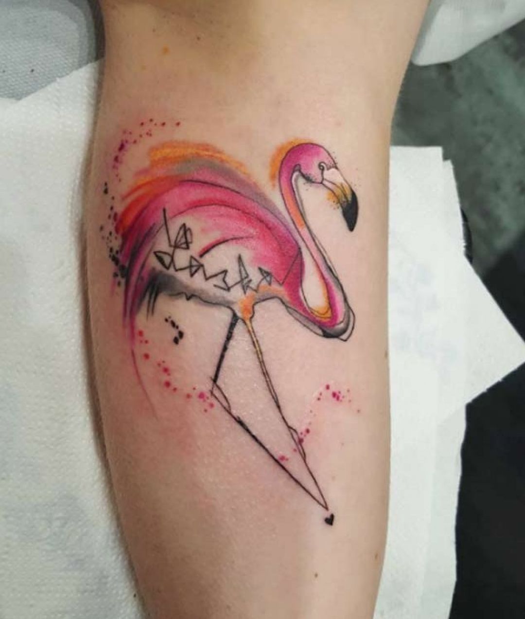 Flamingo Tattoo Ideas.