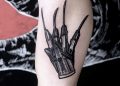 Freddy Krueger Tattoo on Hand
