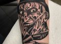 Freddy Krueger Traditional Tattoo on Hand