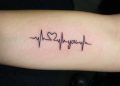 Heart Beat Tattoo Images