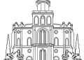 Lds Temple Coloring Pages For Children