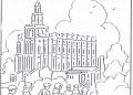 Lds Temple Coloring Pages For Kid
