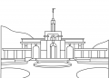 Lds Temple Coloring Pages Image