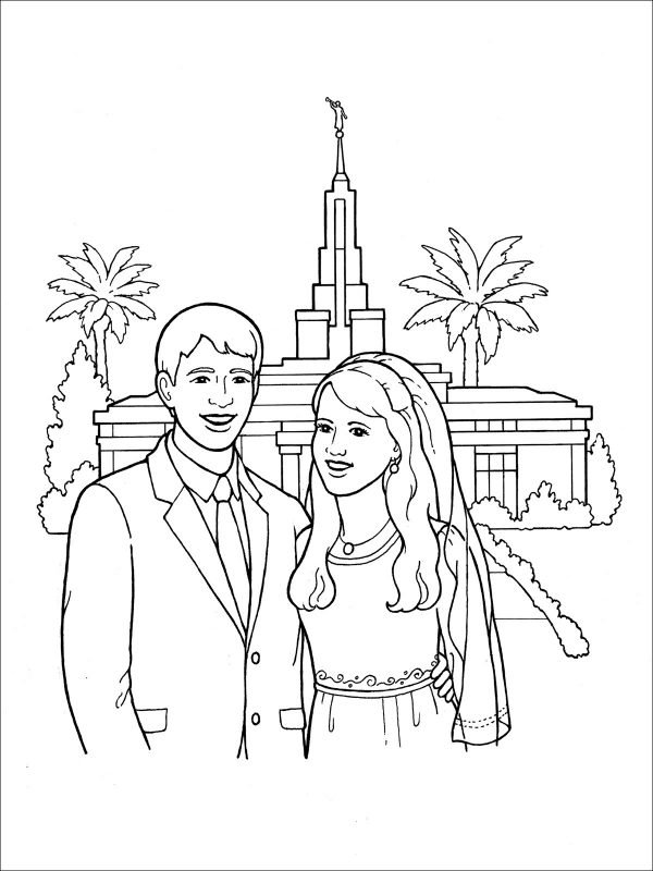 Lds Temple Coloring Pages For Kids - Visual Arts Ideas