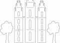 Lds Temple Coloring Pages Images