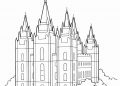 Lds Temple Coloring Pages Pictures