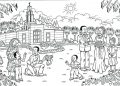 Lds Temple Coloring Pages with Family