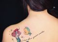 Little Mermaid Tattoo Design on Shoulder