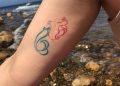 Little Mermaid Tattoo Ideas on Inner Arm
