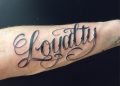 Loyalty Tattoo Design For Men on Hand