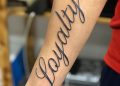 Loyalty Tattoo Writing Pictures